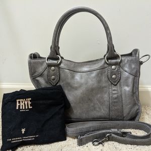 Frye Melissa Satchel Grey Satchel, Crossbody